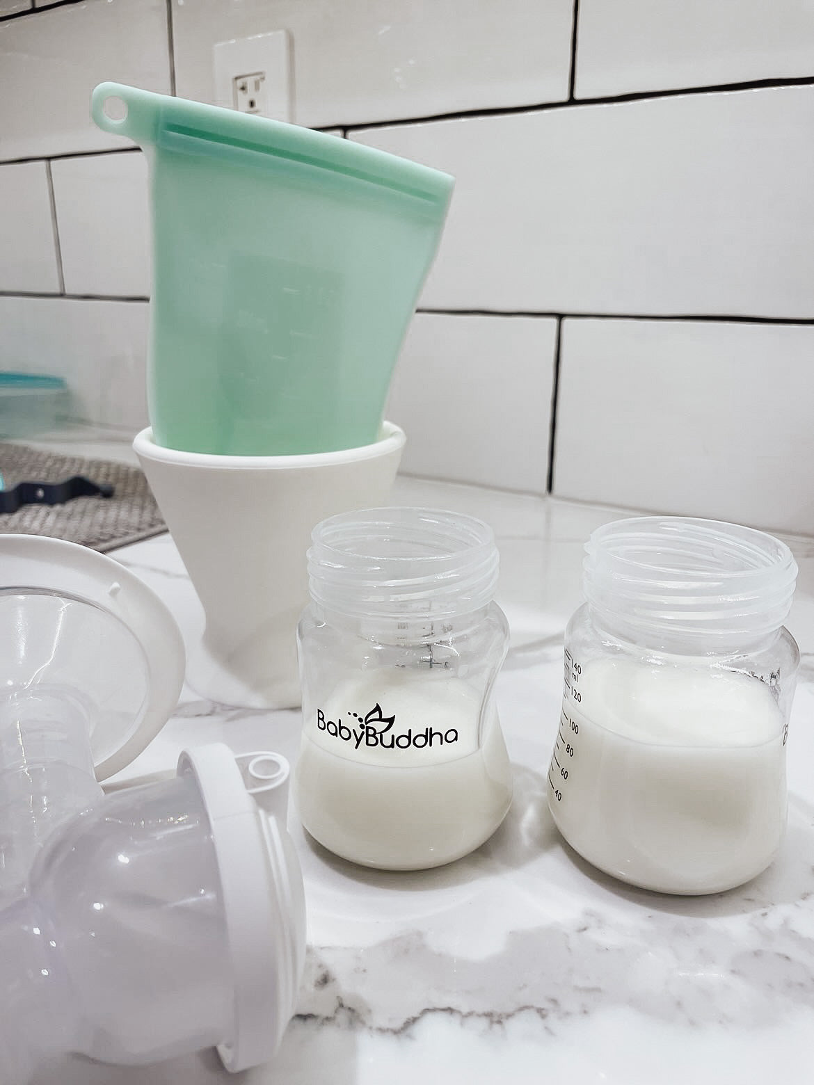 Baby newborn Infant Toddler Milk & Puree pauch Storage Bags 4-Pack Bundle