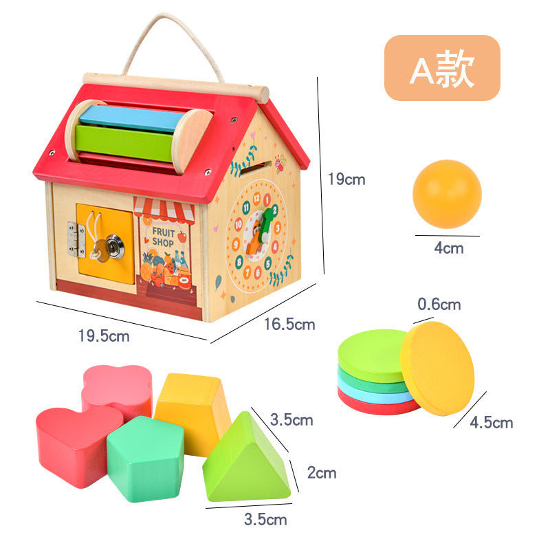 Montessori early education steering wheel simulation busy board children play house learning driving educational toy CECPC
