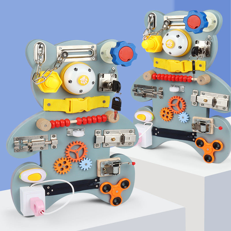 Montessori early education steering wheel simulation busy board children play house learning driving educational toy CECPC