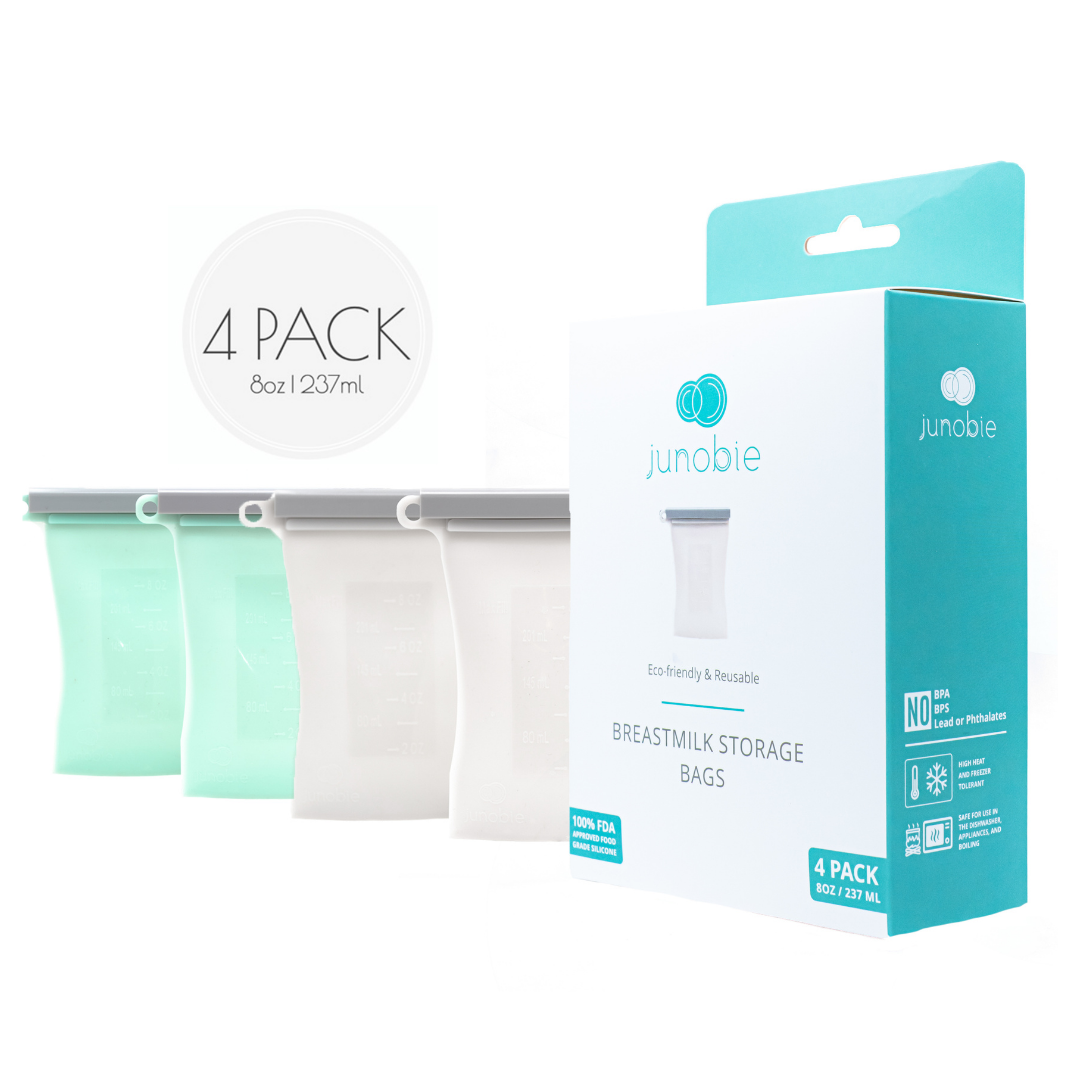 Baby newborn Infant Toddler Milk & Puree pauch Storage Bags 4-Pack Bundle