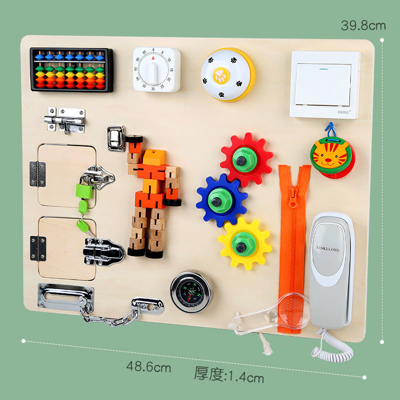 Montessori early education steering wheel simulation busy board children play house learning driving educational toy CECPC