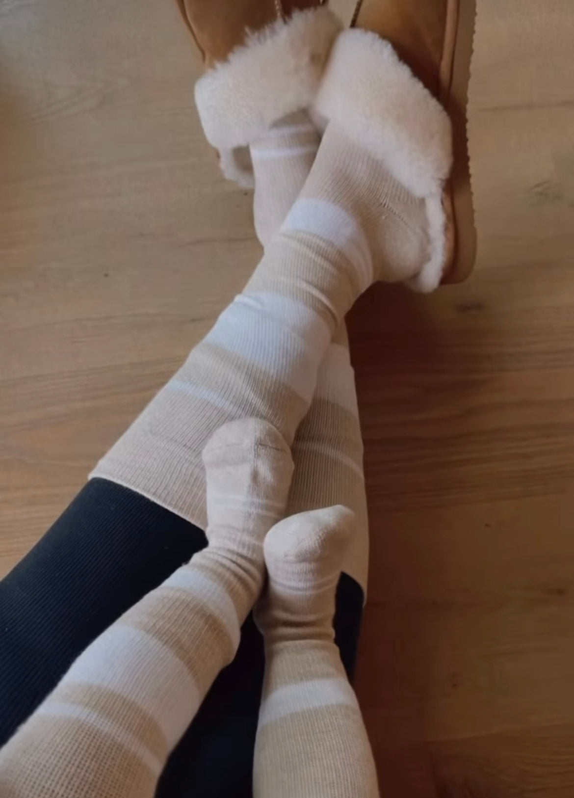 Snuggle Shield ® LUXE Protection Bamboo Knees to Toes Socks