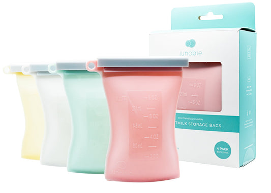 Baby newborn Infant Toddler Milk & Puree pauch Storage Bags 4-Pack Bundle