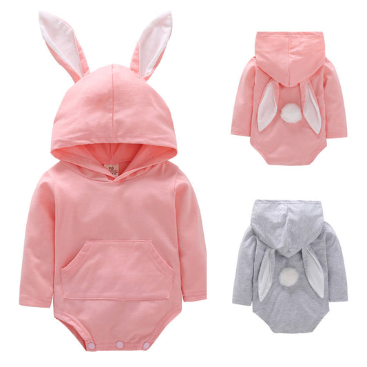 2020 Autumn Newborn Girls Jumpsuits Clothes Baby Knit Rompers + Hat + Bib Pure Color Knitted Long