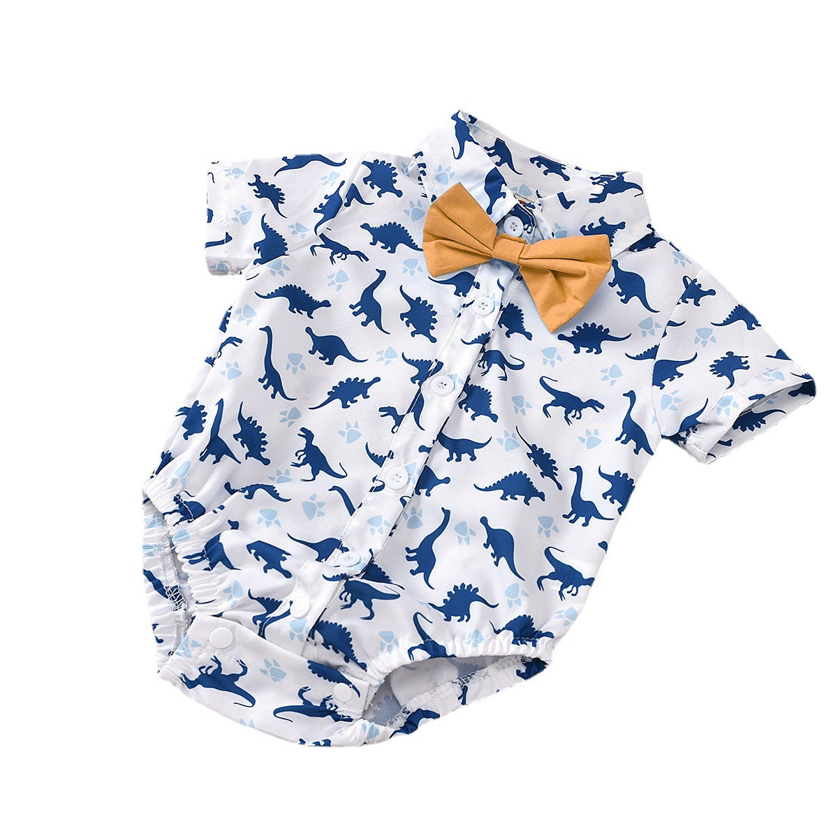 A boy's summer short-sleeved shirt, shorts and a boy's gentleman's dress