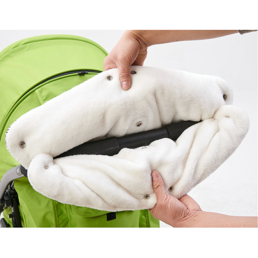 Baby stroller warm gloves, windproof and cold-proof in winter, thick fleece stroller gloves, direct supply