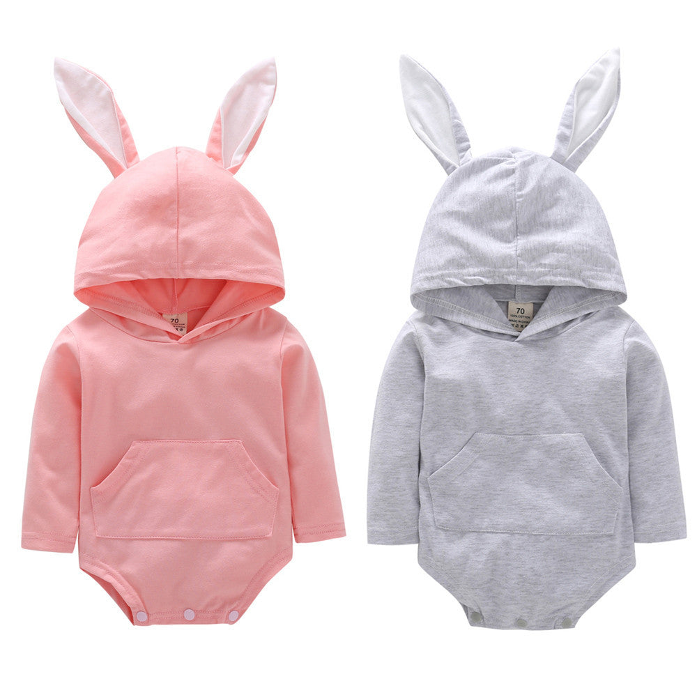 2020 Autumn Newborn Girls Jumpsuits Clothes Baby Knit Rompers + Hat + Bib Pure Color Knitted Long